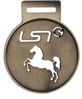 medal with cut-out