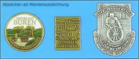 Anstecknadeln Wanderabzeichen