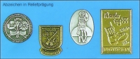 Anstecknadel Pin Reliefprägung